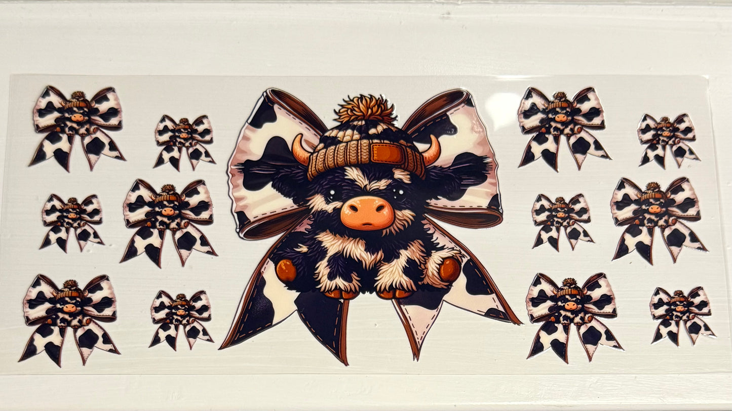 Highland Cow & Bows