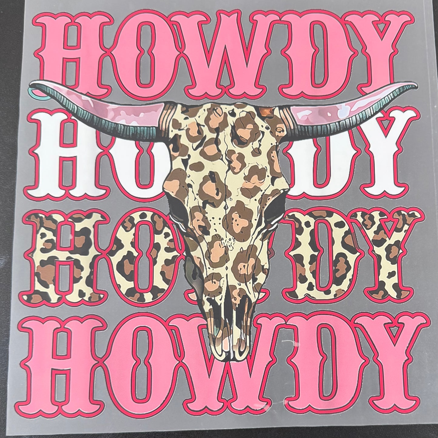 Howdy/Pink w/ Leopard