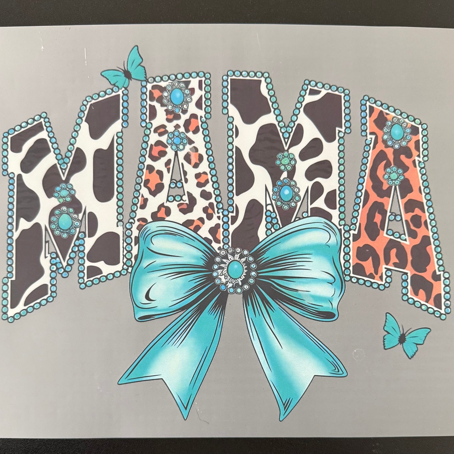 Mama/Cow Print