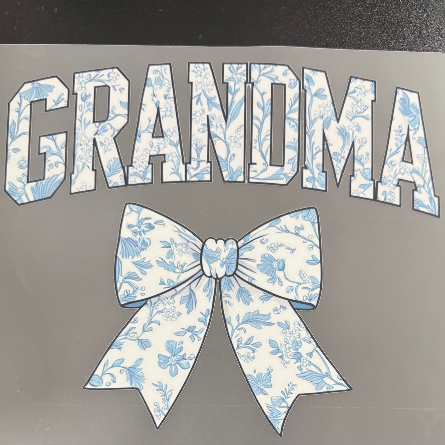 Grandma/Blue Bow