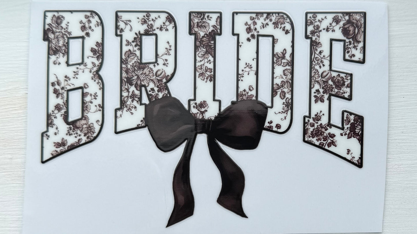 Bride Decal
