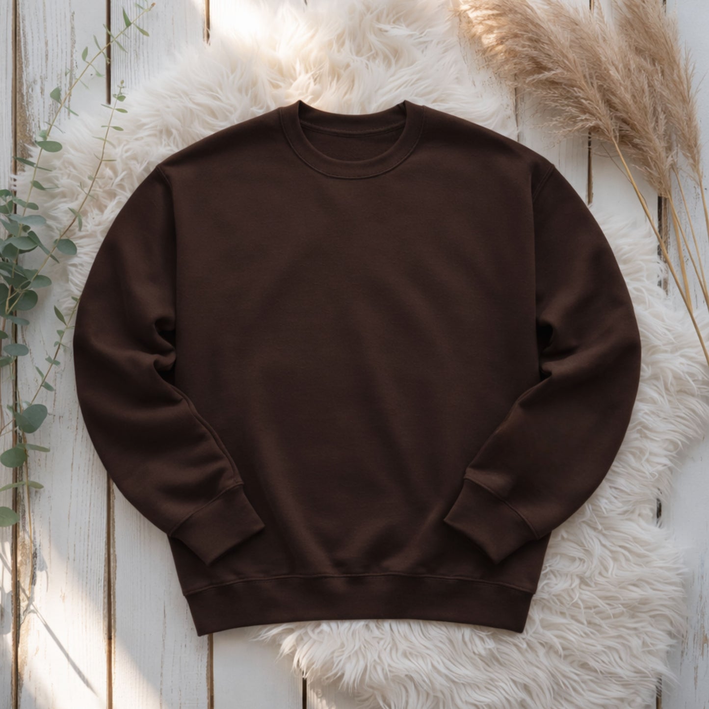 Dark Brown Crewneck