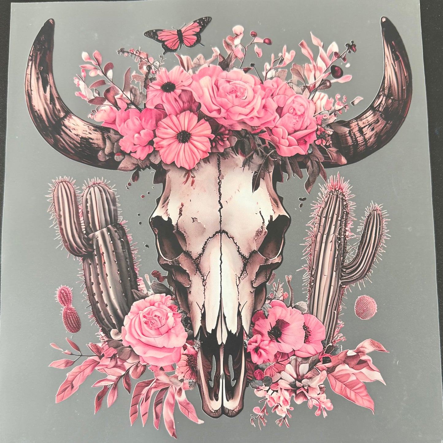 Skull + Flowers