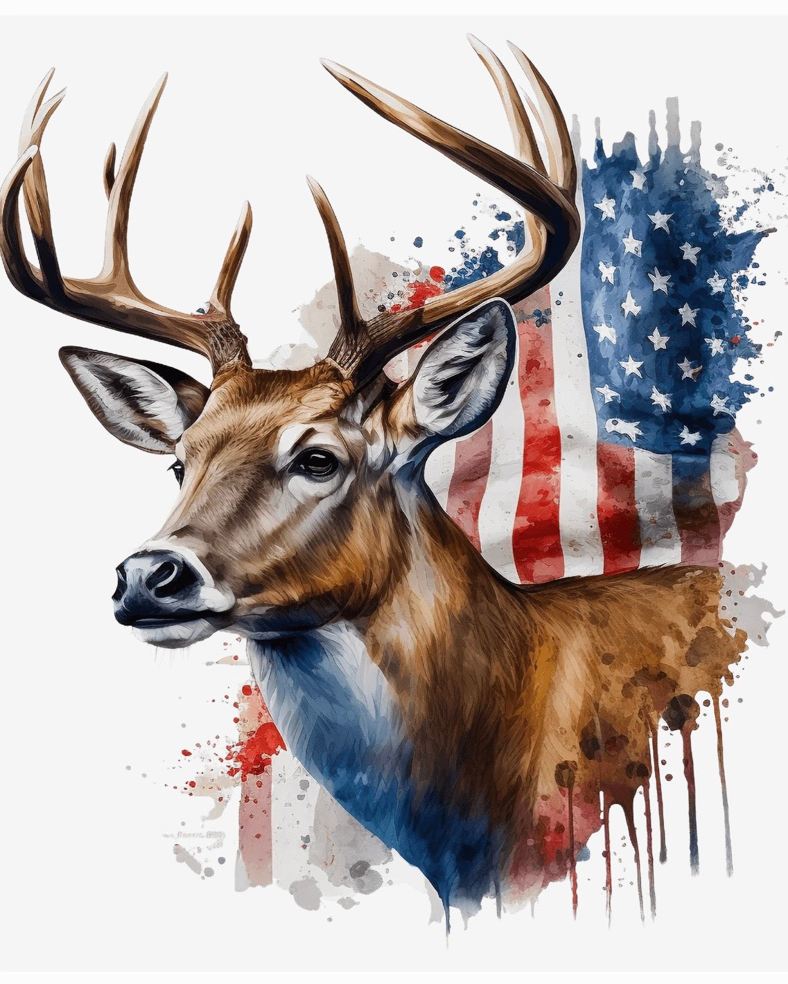 Deer + Flag