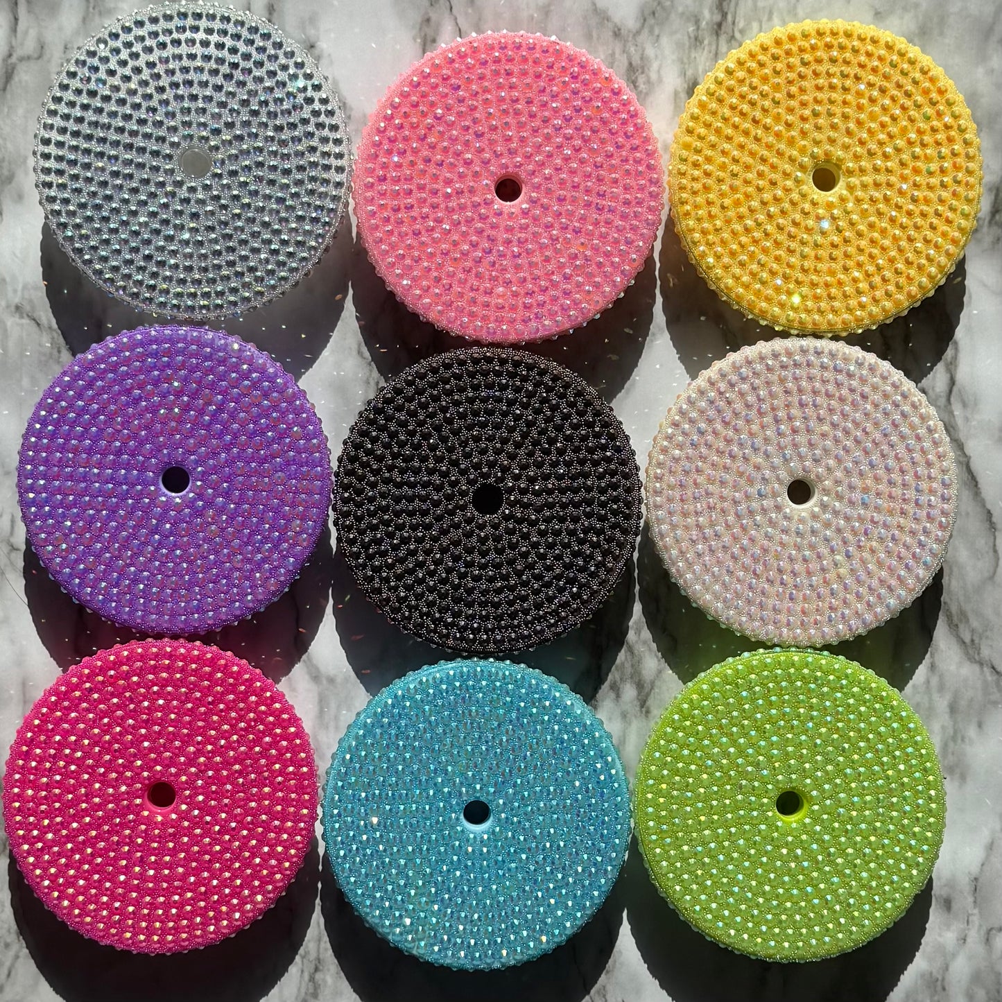 24 oz Rhinestone Lids