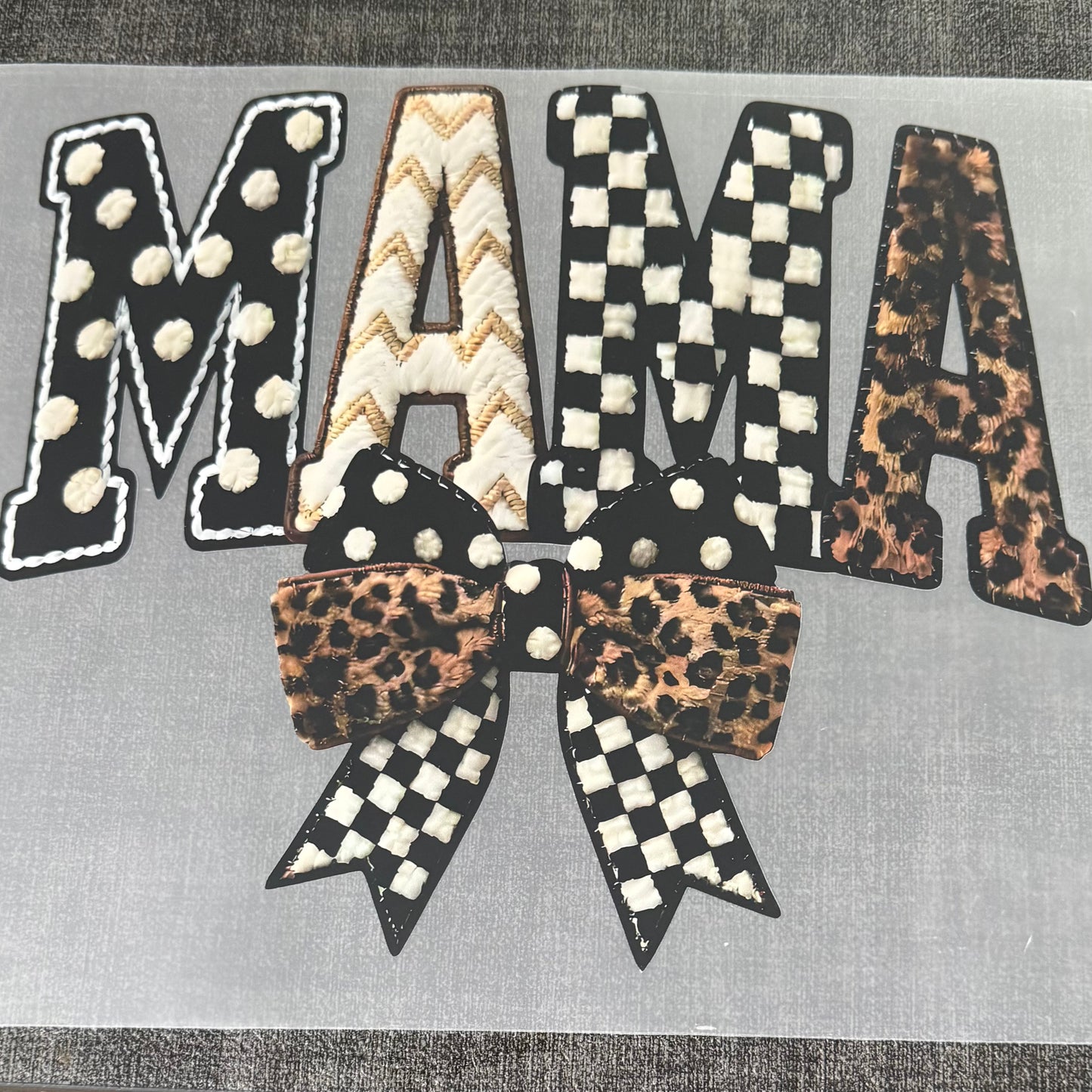 Mama/Checkered & Leopard