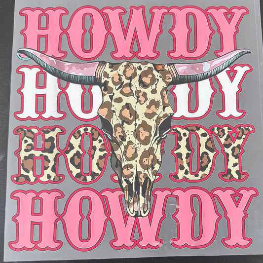 Howdy/Pink w/ Leopard