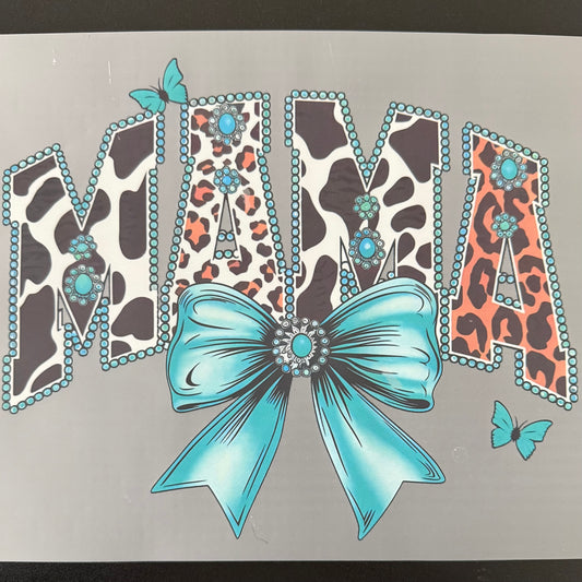 Mama/Cow Print