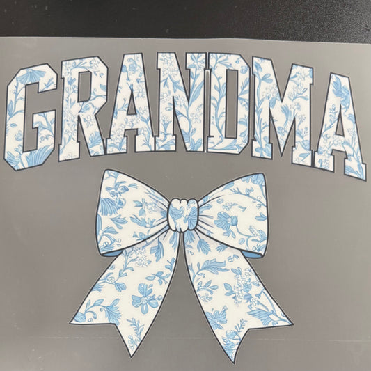 Grandma/Blue Bow