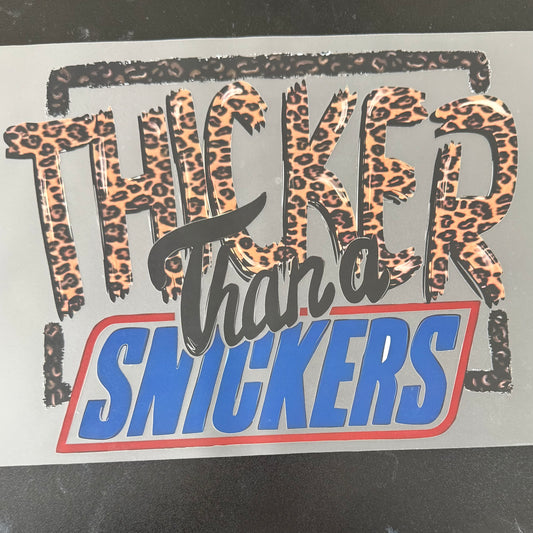 Thicker than a Snickers
