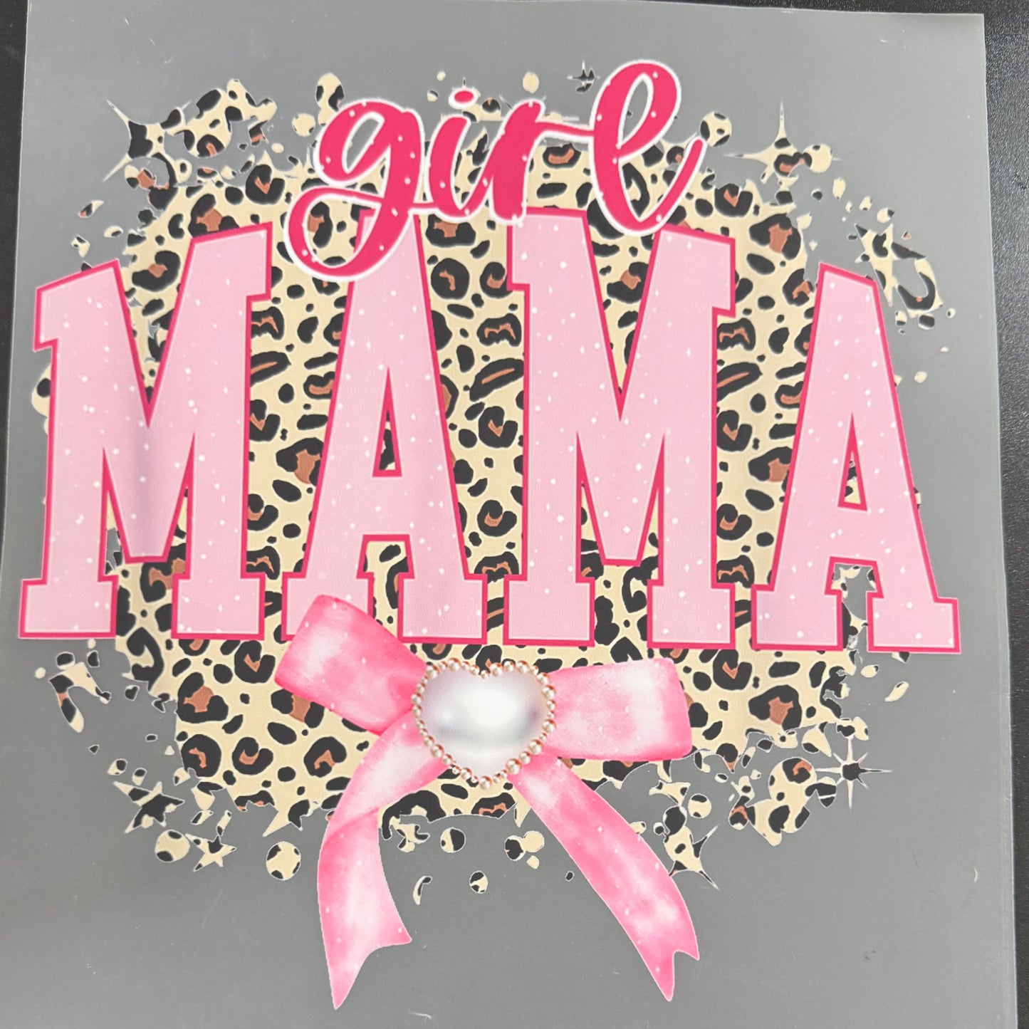 Girl Mama/Pink & Cheetah Print