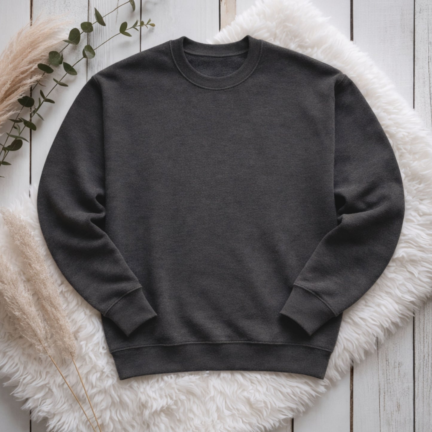 Dark Heather Crewneck