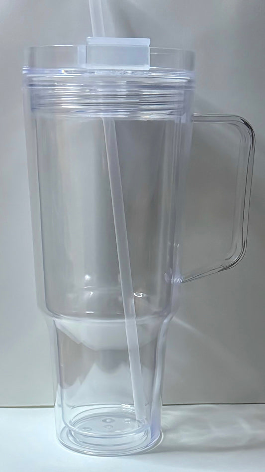 30oz Acrylic Snow Globe with Handle