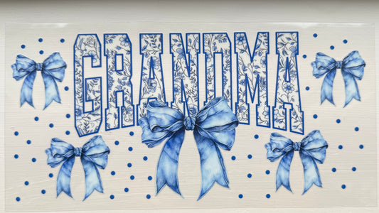 Grandma Bows/Blue