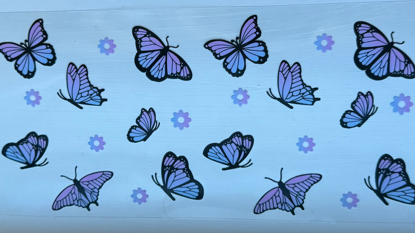 Butterflies/Purple & Blue
