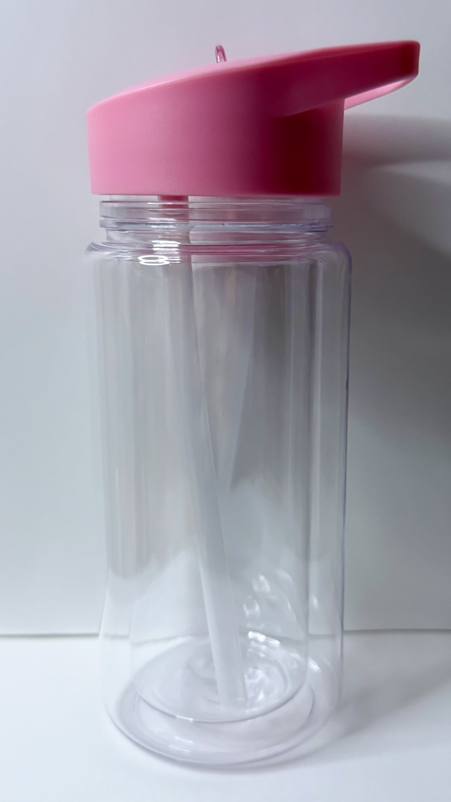 10 oz Acrylic Snow Globe Water Bottle