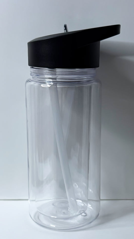 10 oz Acrylic Snow Globe Water Bottle